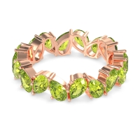 Twisted Pear Shape Eternity Taya Band