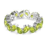 Twisted Pear Shape Eternity Taya Band