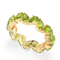 Twisted Pear Shape Eternity Taya Band