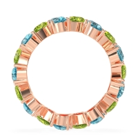 Twisted Pear Shape Eternity Taya Band