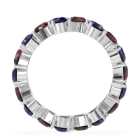 Twisted Pear Shape Eternity Taya Band