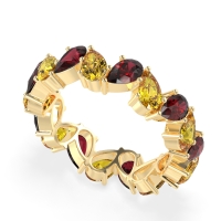 Twisted Pear Shape Eternity Taya Band