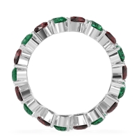 Twisted Pear Shape Eternity Taya Band