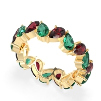 Twisted Pear Shape Eternity Taya Band