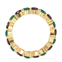 Twisted Pear Shape Eternity Taya Band