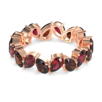 Twisted Pear Shape Eternity Taya Band