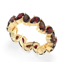 Twisted Pear Shape Eternity Taya Band