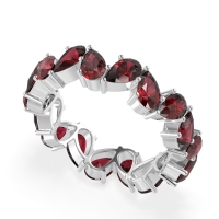 Twisted Pear Shape Eternity Taya Band