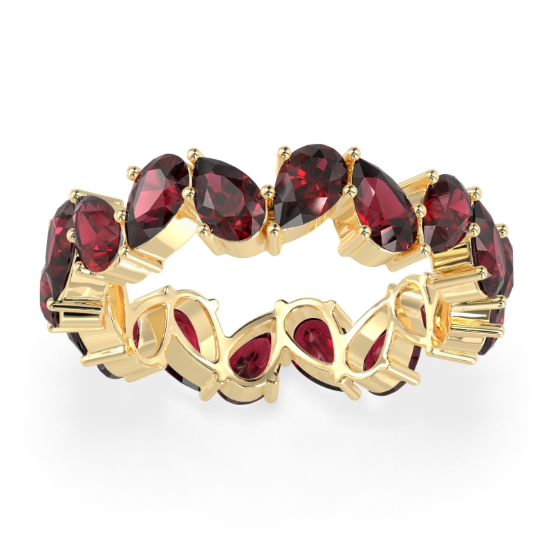 Twisted Pear Shape Eternity Taya Band