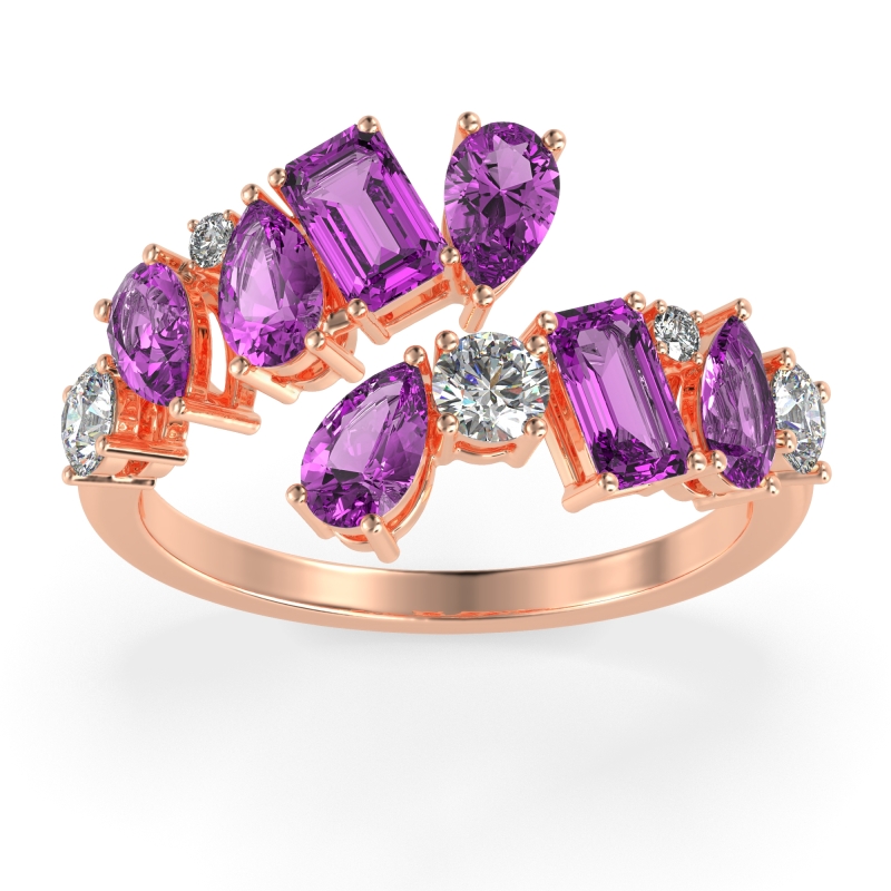 Fashion Multi-Shape Split Shank Garvi Band