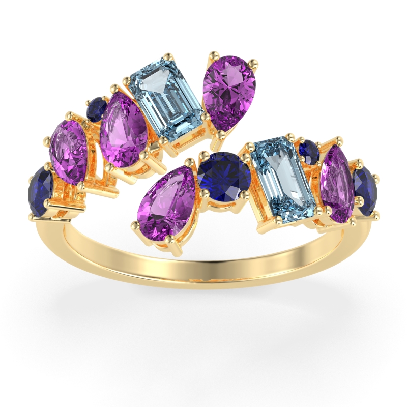 Fashion Multi-Shape Split Shank Garvi Band