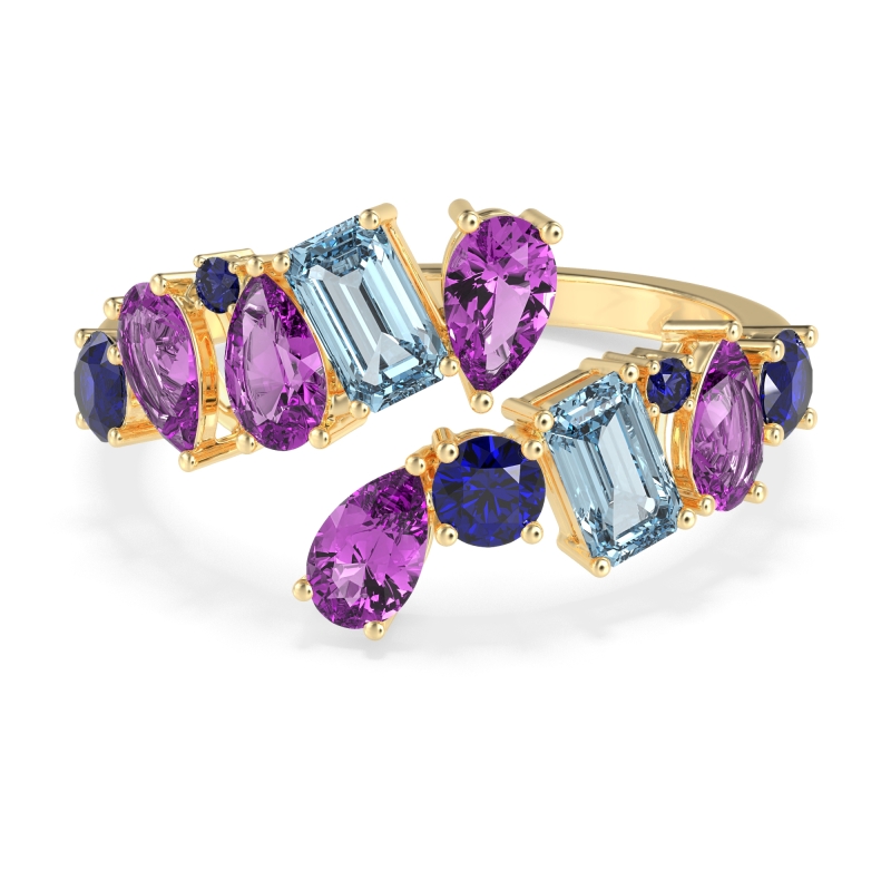 Fashion Multi-Shape Split Shank Garvi Band