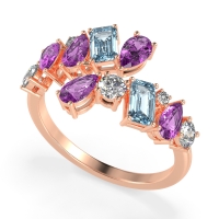 Fashion Multi-Shape Split Shank Garvi Band