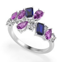 Fashion Multi-Shape Split Shank Garvi Band