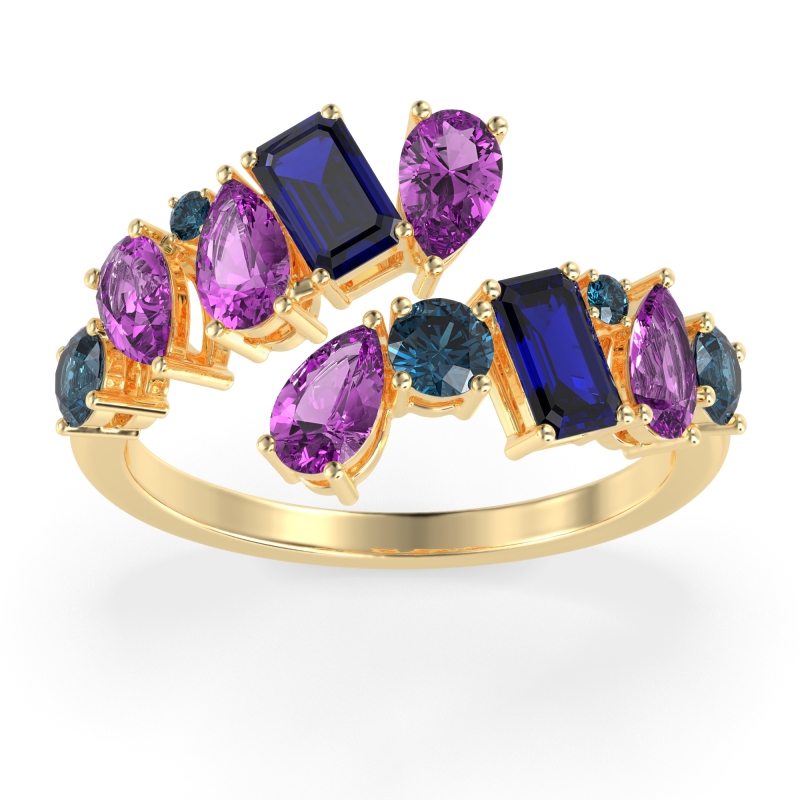 Fashion Multi-Shape Split Shank Garvi Band