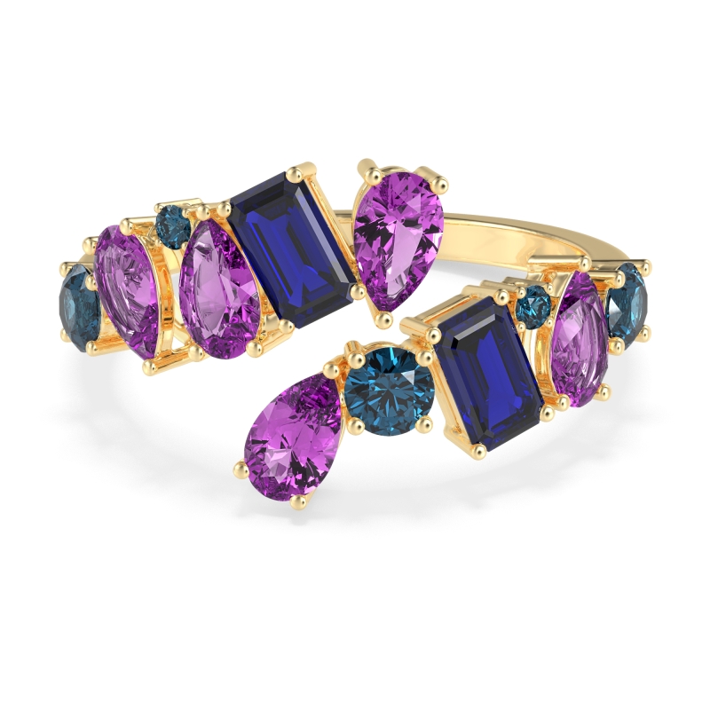 Fashion Multi-Shape Split Shank Garvi Band