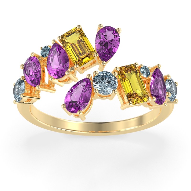 Fashion Multi-Shape Split Shank Garvi Band