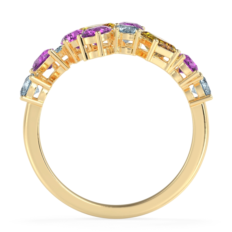 Fashion Multi-Shape Split Shank Garvi Band