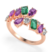 Fashion Multi-Shape Split Shank Garvi Band