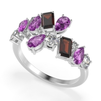 Fashion Multi-Shape Split Shank Garvi Band