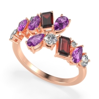Fashion Multi-Shape Split Shank Garvi Band