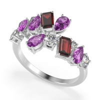 Fashion Multi-Shape Split Shank Garvi Band