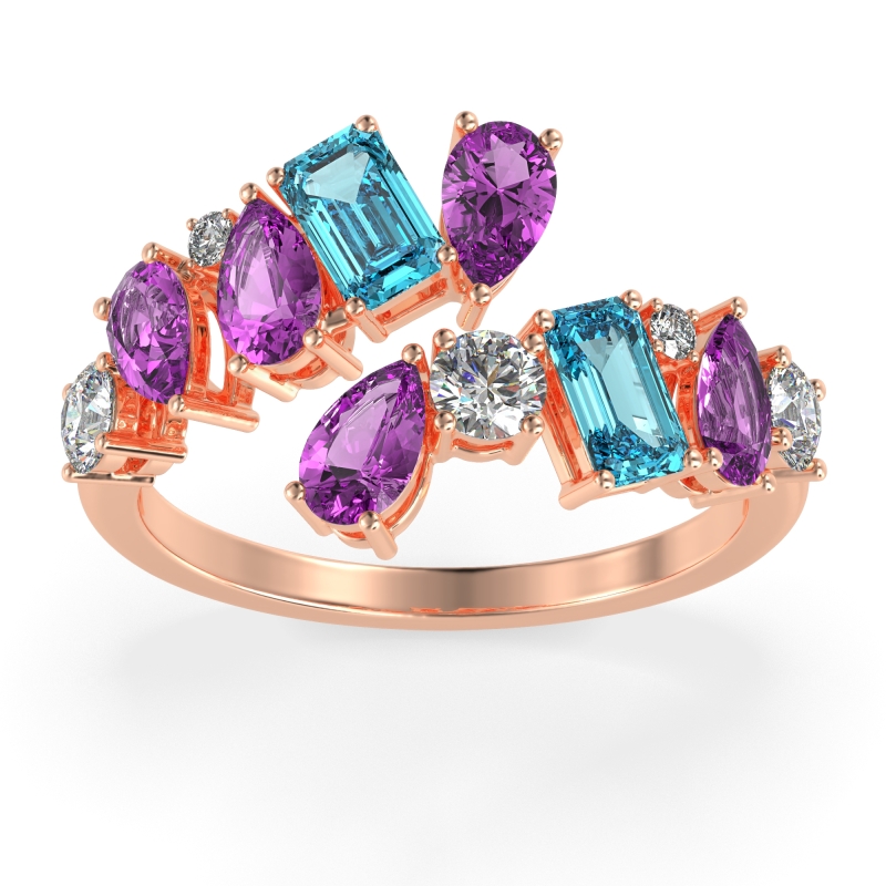 Fashion Multi-Shape Split Shank Garvi Band