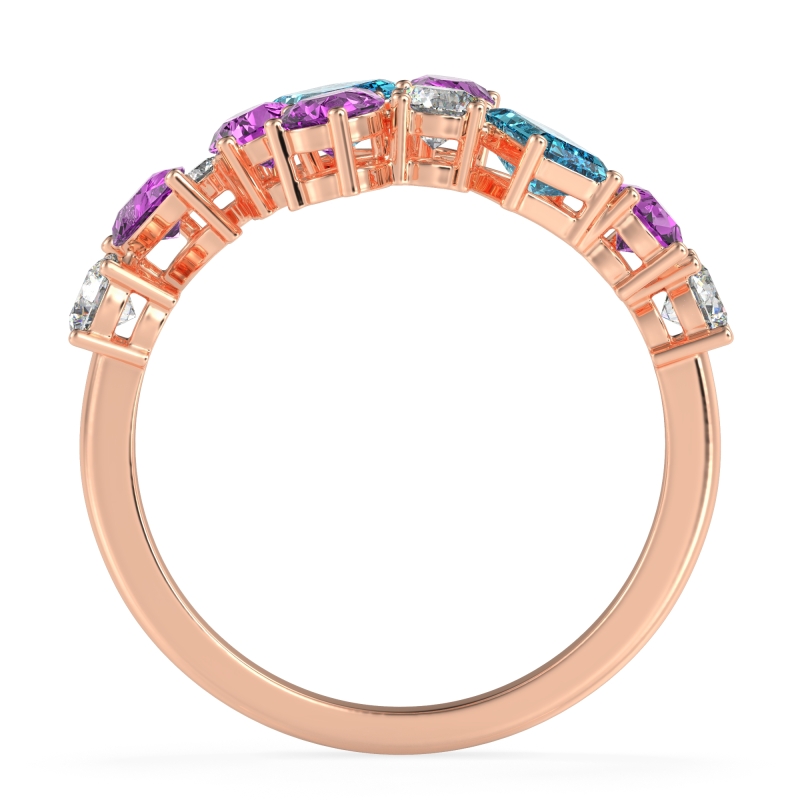 Fashion Multi-Shape Split Shank Garvi Band