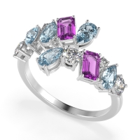 Fashion Multi-Shape Split Shank Garvi Band