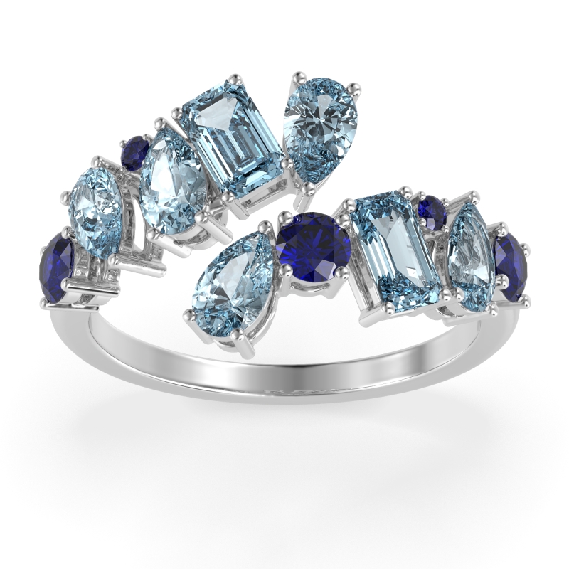 Fashion Multi-Shape Split Shank Garvi Band