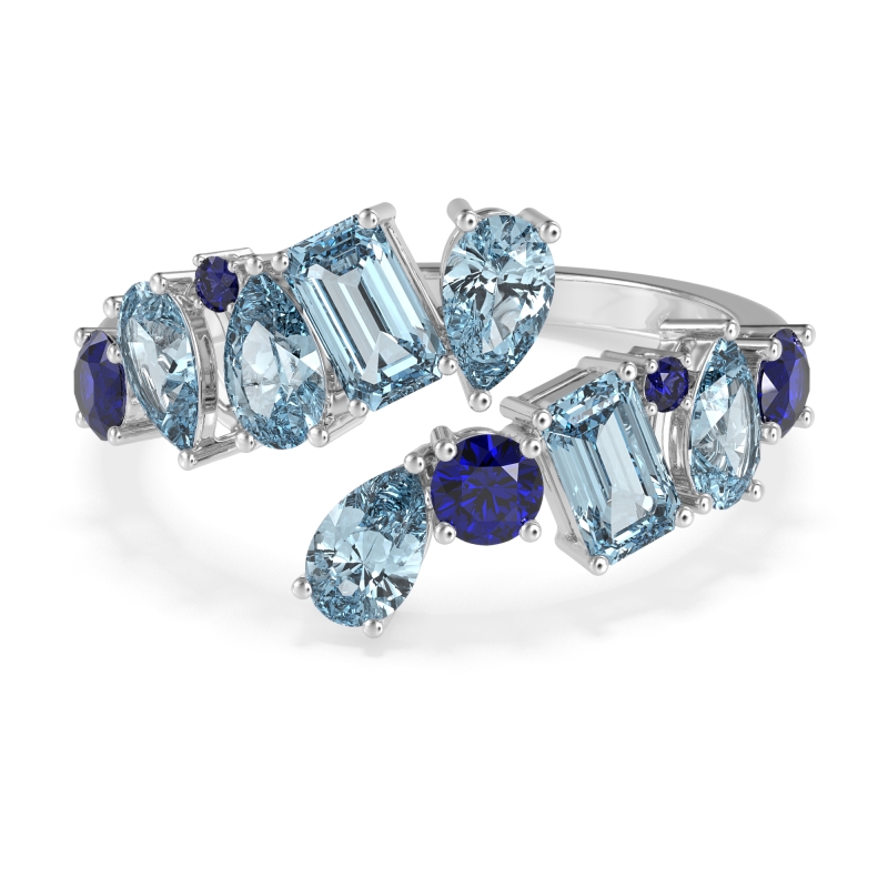 Fashion Multi-Shape Split Shank Garvi Band