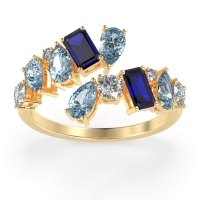 Fashion Multi-Shape Split Shank Garvi Band