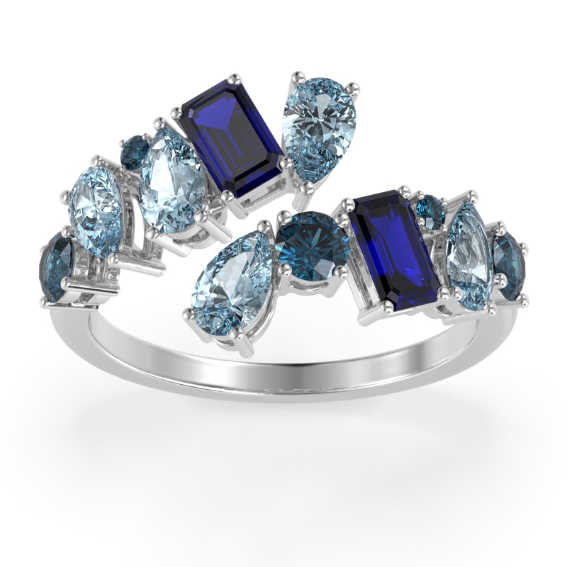Fashion Multi-Shape Split Shank Garvi Band
