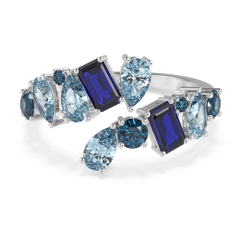 Fashion Multi-Shape Split Shank Garvi Band