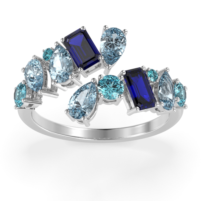 Fashion Multi-Shape Split Shank Garvi Band