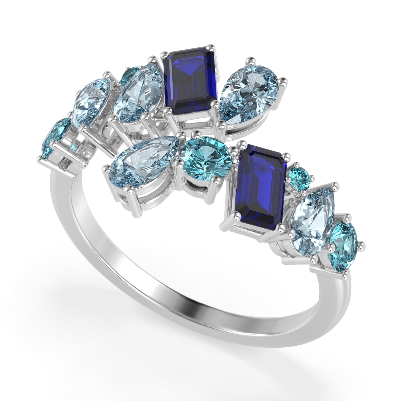 Fashion Multi-Shape Split Shank Garvi Band