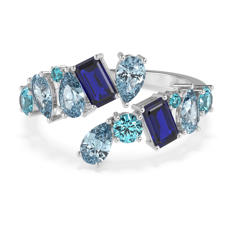 Fashion Multi-Shape Split Shank Garvi Band