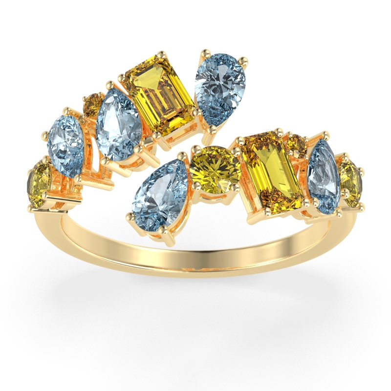 Fashion Multi-Shape Split Shank Garvi Band