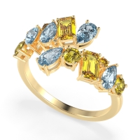 Fashion Multi-Shape Split Shank Garvi Band
