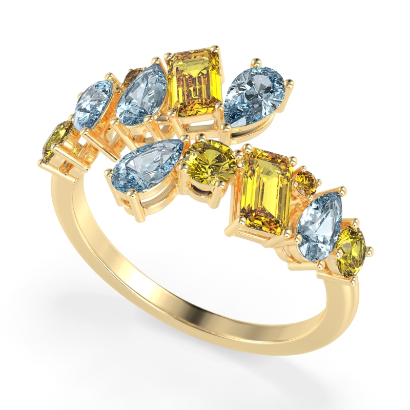 Fashion Multi-Shape Split Shank Garvi Band