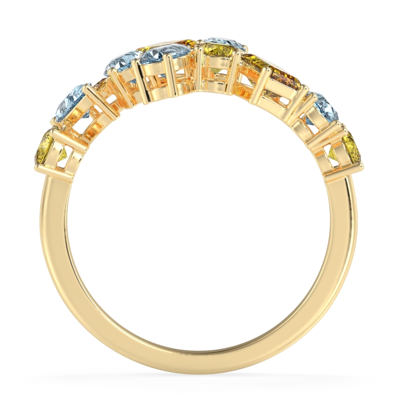 Fashion Multi-Shape Split Shank Garvi Band