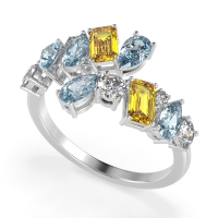 Fashion Multi-Shape Split Shank Garvi Band
