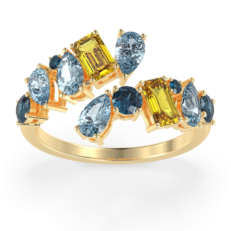 Fashion Multi-Shape Split Shank Garvi Band