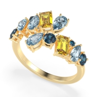 Fashion Multi-Shape Split Shank Garvi Band