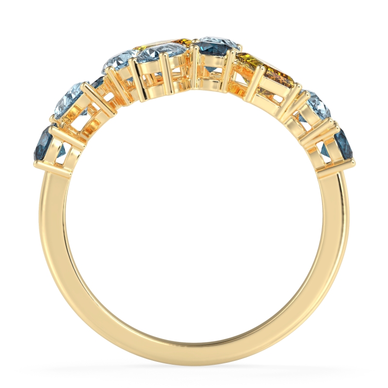 Fashion Multi-Shape Split Shank Garvi Band