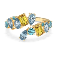 Fashion Multi-Shape Split Shank Garvi Band