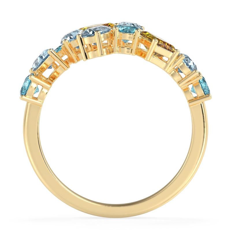 Fashion Multi-Shape Split Shank Garvi Band