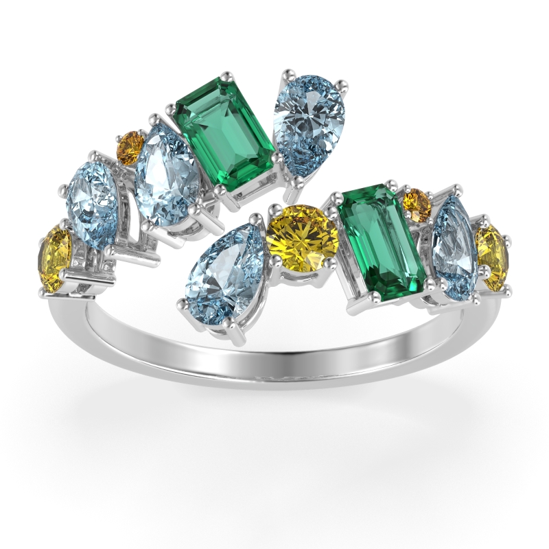 Fashion Multi-Shape Split Shank Garvi Band