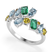 Fashion Multi-Shape Split Shank Garvi Band