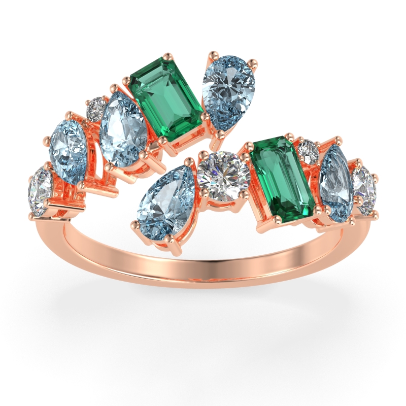 Fashion Multi-Shape Split Shank Garvi Band